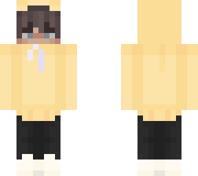 yellow hoodie