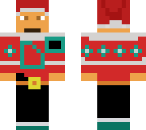 a skin that looks like me irl chrismas edition