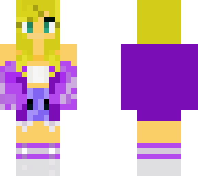 blonde haired aphmau skin whith hoodie