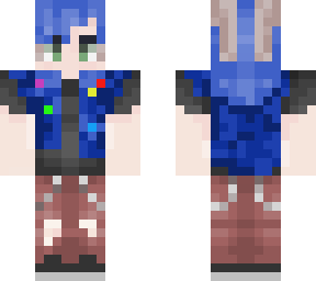 blue haired cool guy