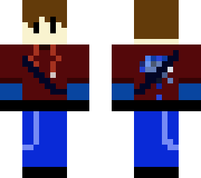 blue red stone fan