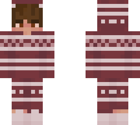 christmas onesie (brown eyes + hair)