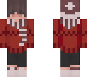 christmas scarf boy red version