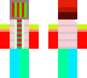 christmas tv head skin