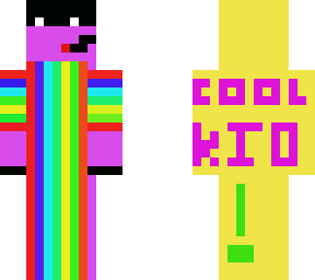 cool kid back and front