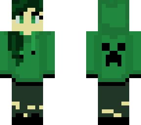 creeper theme girl