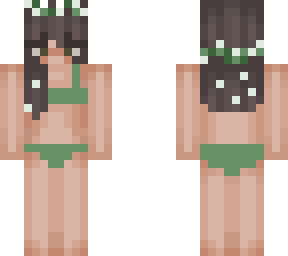 cute green bikini! :d
