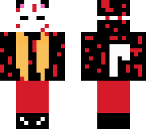 darkbluekitten with mask (blood)