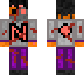 halloween cyborg skin with n hoodie
