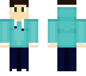 hoodie skin but blue :d and made by me with no yt tutorials.
