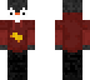 penguin with a duck