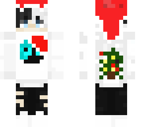 piel de  especial navidad con diseo navideo publico para servidores no premium