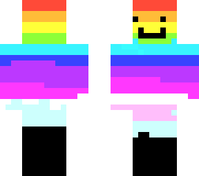 rainbow pride with face