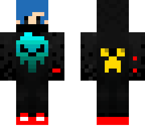 special affect hoodie with creeper face on back