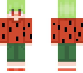 watermelon person