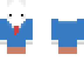 blue suit