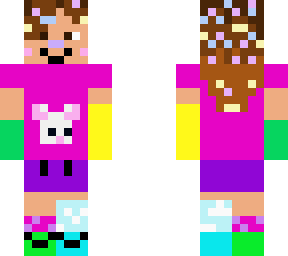 decora/ glitchcore  fem skin