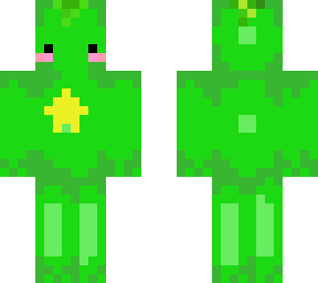 green junimo with a star