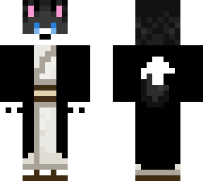 husky in yukata