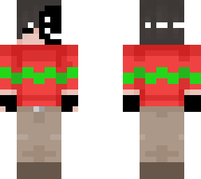little bro's skin with mask xmas