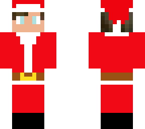 mi skin con el traje de papa noel / my skin with the santa claus suit