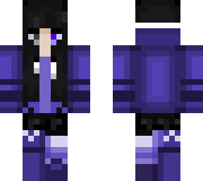 purple enderman gamer girl