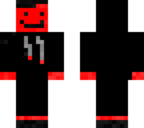 red guy with black jacket