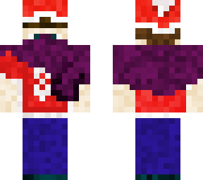 santa dad with purple scarf <3 merry chrismin!