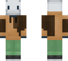 thingything with green pants and no skin showing