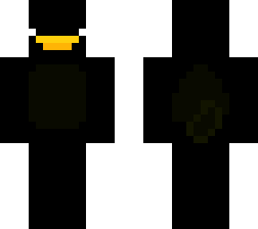 black and yellow duck
