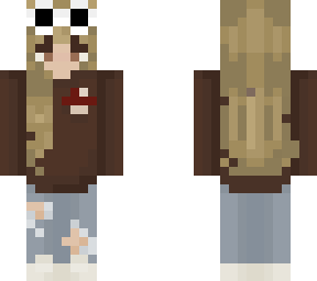 blonde mushroom sweater girl
