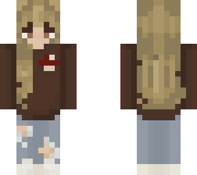 blonde mushroom sweater girl 2