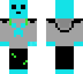 blue slime with drip