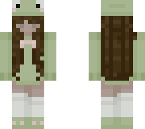 brunette froggy