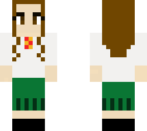 chica en uniforme de escuela