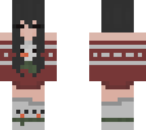 christmas girl skin