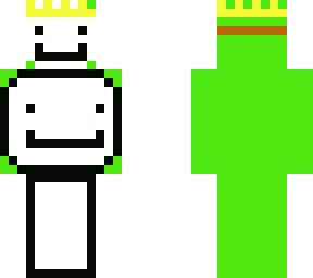 dream with crown and mask