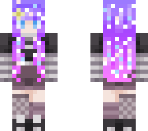 galaxy goth girl