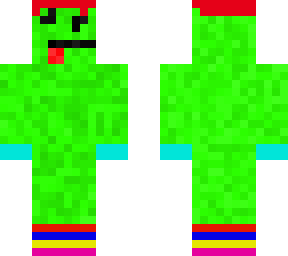 green pirate with cool socks :)