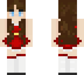 merian in xmas dress