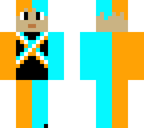 orange and blue