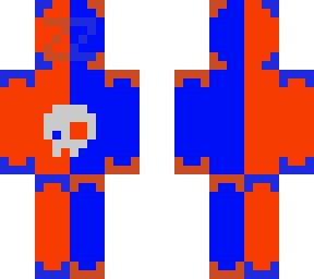 orange blue