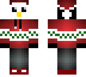 penguin santa