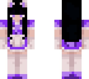 purple cat maid