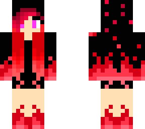 red flame girl