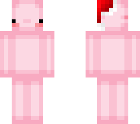 simple blush xmas axolotl