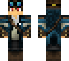 steampunk with red eyes