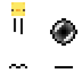 white duck with black enderpearl corection