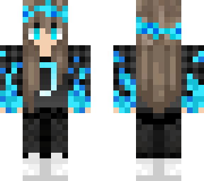 blue flame girl