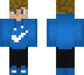 blue nike hoodie